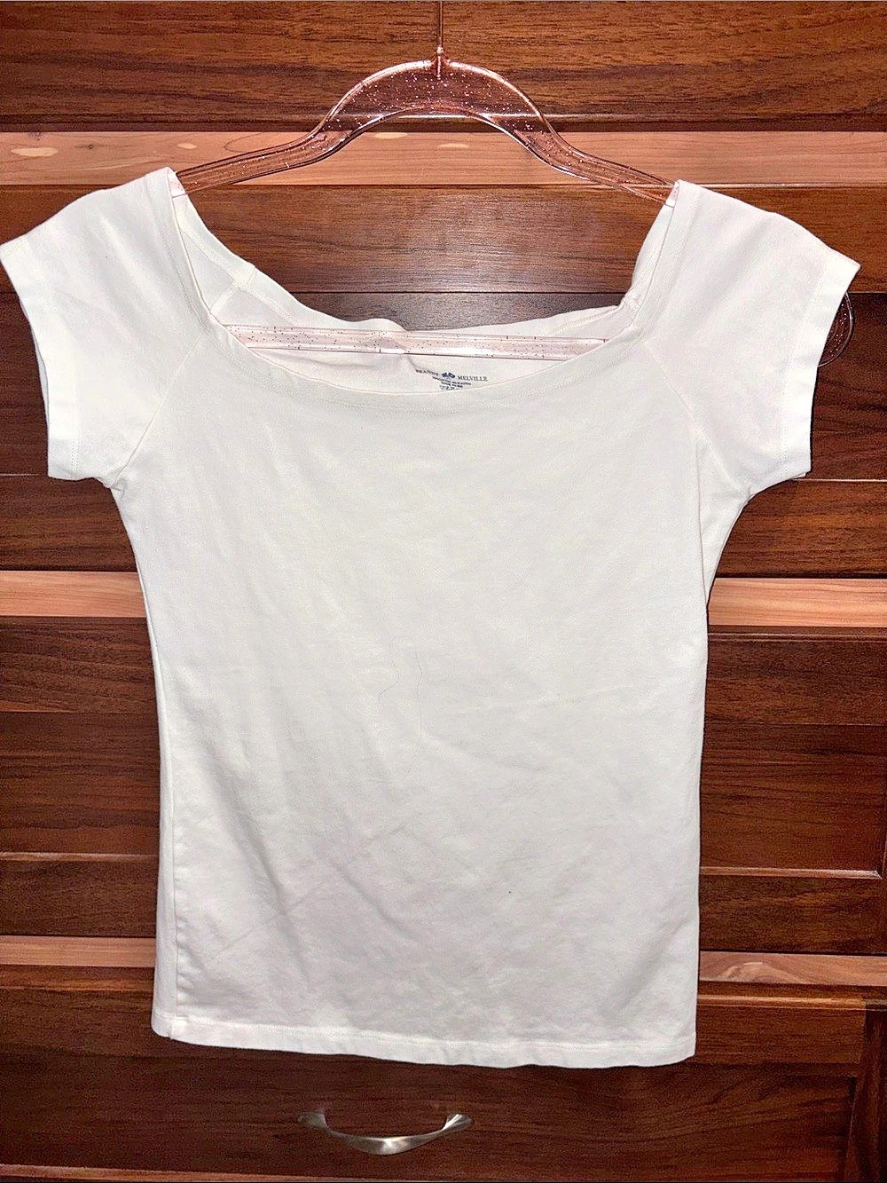 Brandy Melville NWOT Bonnie Top White Short Sleeve